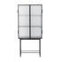 Haze Vitrine Cabinet Wired Glass