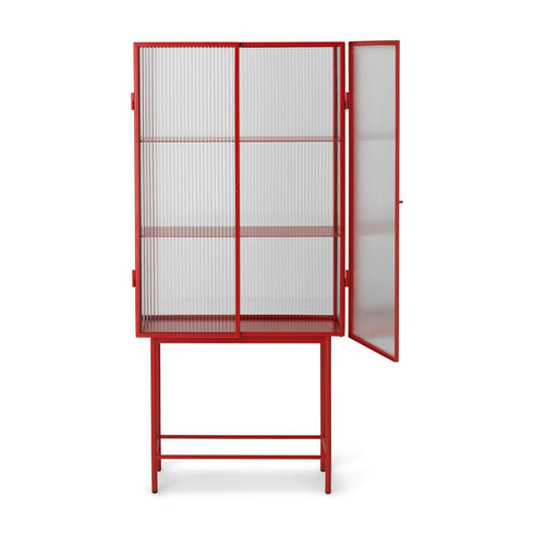 Haze Vitrine Cabinet Reeded Glass