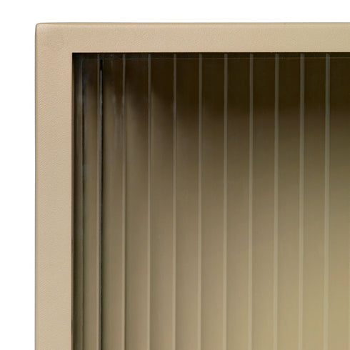 Haze Wall Cabinet Reeded Glass