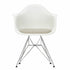 Eames DAR Plastic Armchair / Fabric Seat / Chrome Base