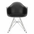 Eames DAR Plastic Armchair / Fabric Seat / Chrome Base