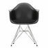 Eames DAR Plastic Armchair / Fabric Seat / Chrome Base