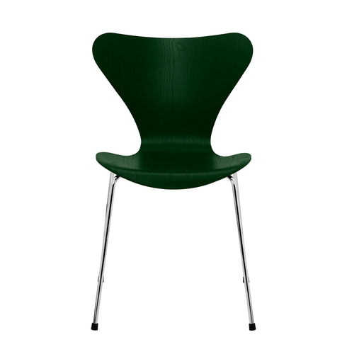Serie 7™ Chair Coloured Veneer / Chromed Base