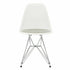 Eames Chair in DSR Plastic / Fabric Seat / Chrome Base