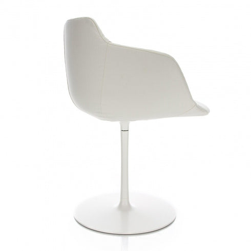 Flow Armchair With Central Leg