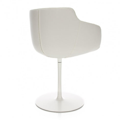 Flow Armchair With Central Leg