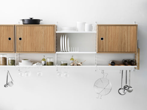 Kitchen M / Shelf With 2 Cabinets 180x75x30cm