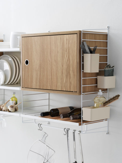 Kitchen M / Shelf With 2 Cabinets 180x75x30cm