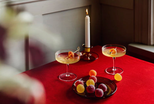 Ripple Champagne Saucer / 2 Pcs