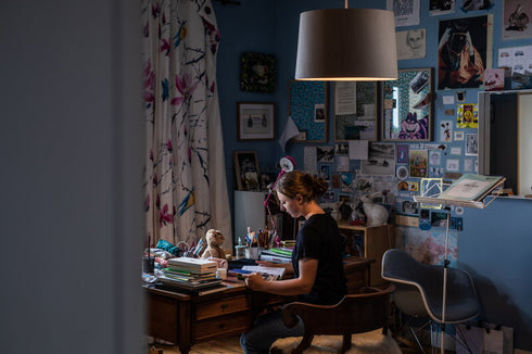 Twiggy Wood Pendant Lamp