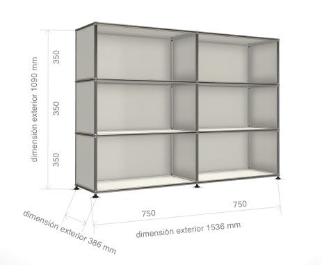 Haller Module 6 High Sideboard