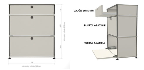 Haller 3 High Dresser