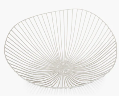 Kitchen Accessory Iron Basket Cesira Metal Sculptures