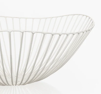 Kitchen Accessory Iron Basket Cesira Metal Sculptures