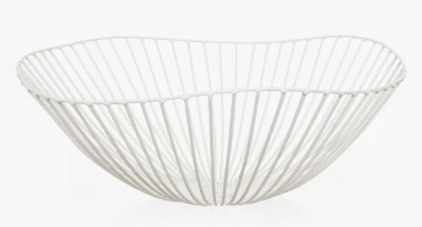 Kitchen Accessory Iron Basket Cesira Metal Sculptures