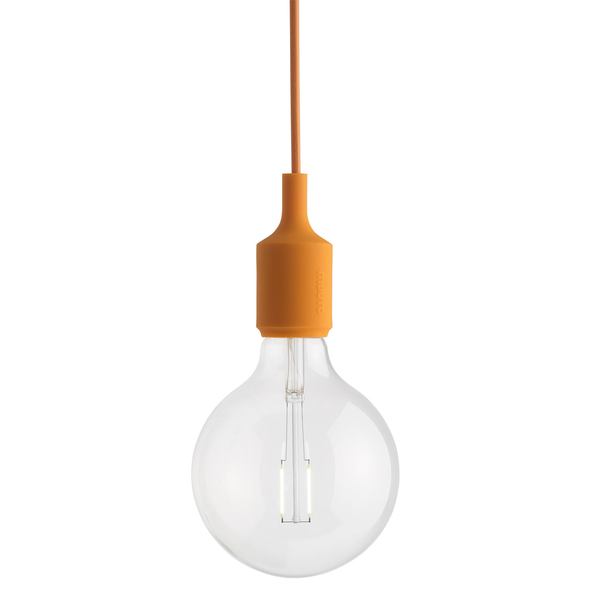 Candeeiro de Suspensão E27 com Canopy Orange