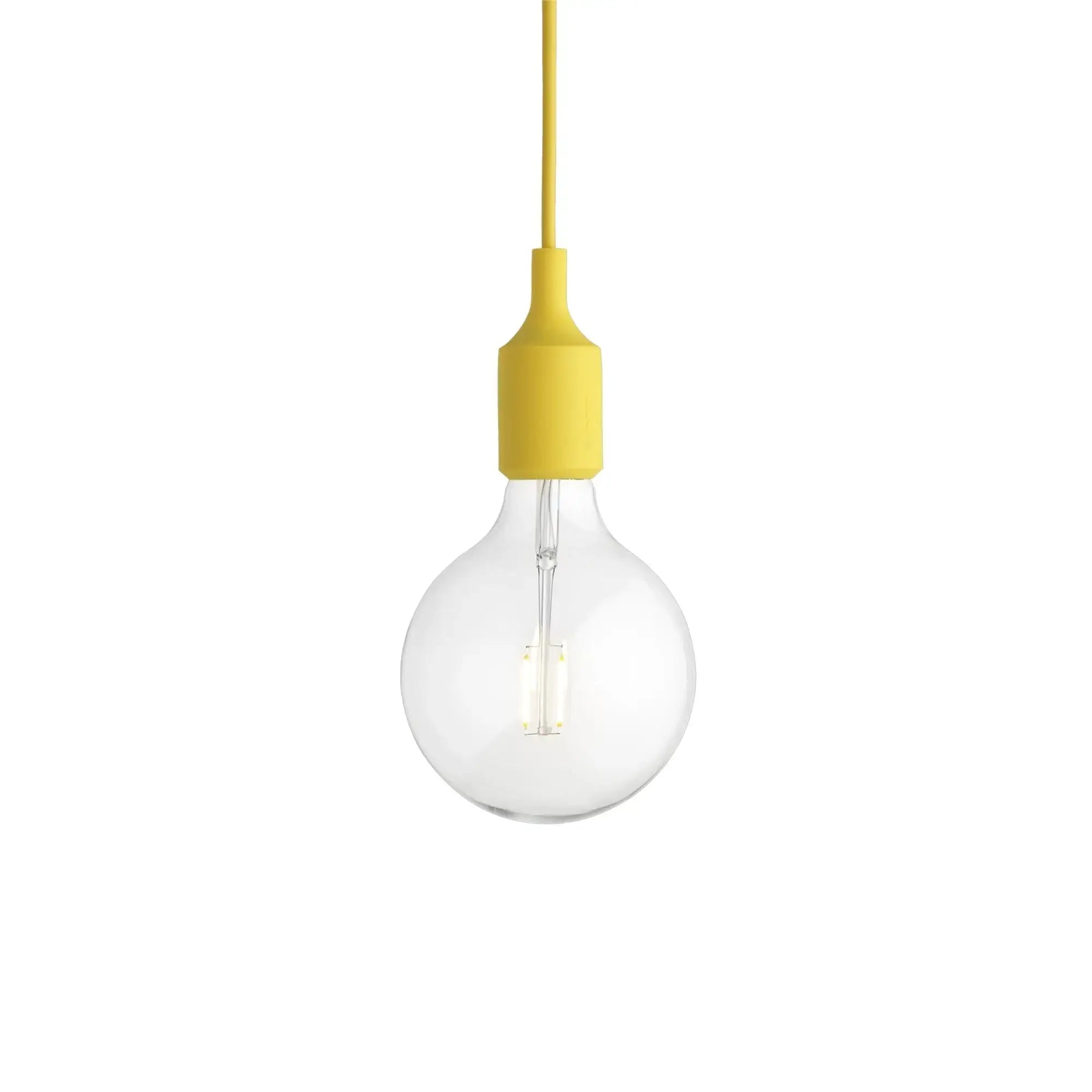 E27 Suspension Lamp without Canopy Yellow