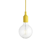 E27 Suspension Lamp without Canopy Yellow