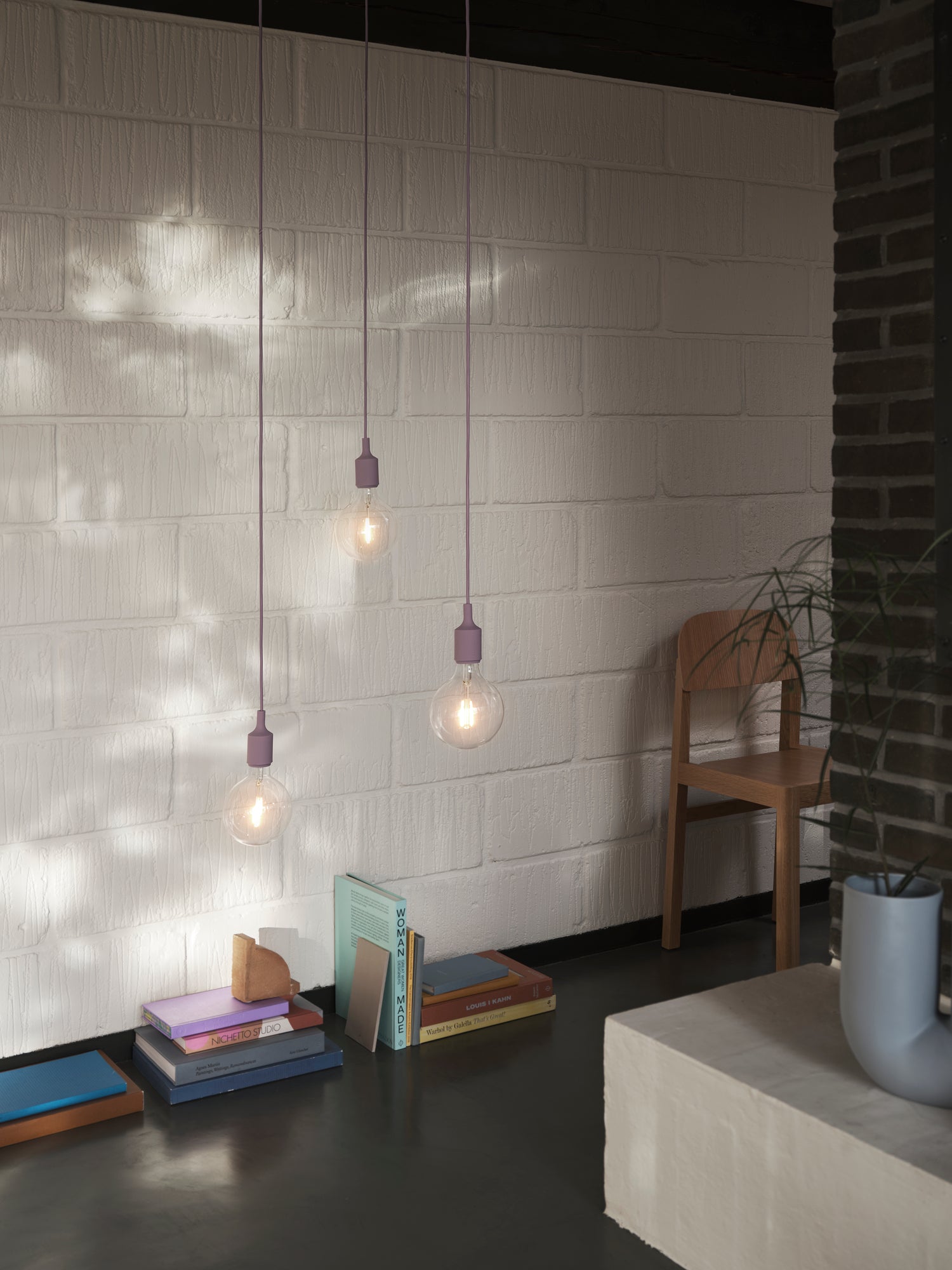 E27 Suspension Lamp without Canopy Yellow