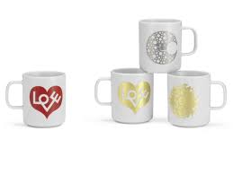 Mug Coffee Mugs - Love Heart Crimson
