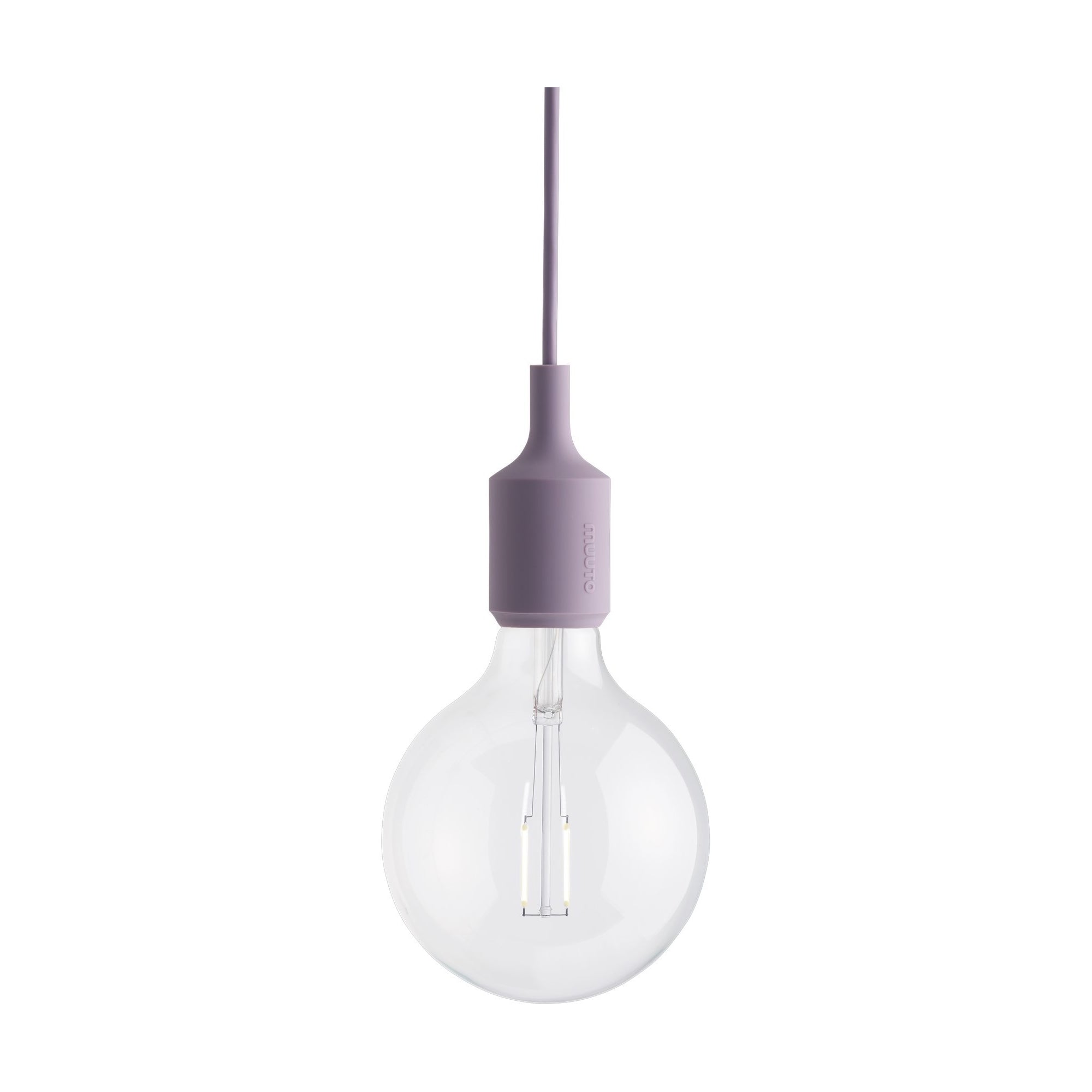 Candeeiro de Suspensão E27 com Canopy Dust Lilac