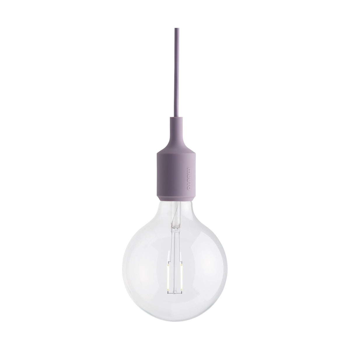 Candeeiro de Suspensão E27 com Canopy Dust Lilac