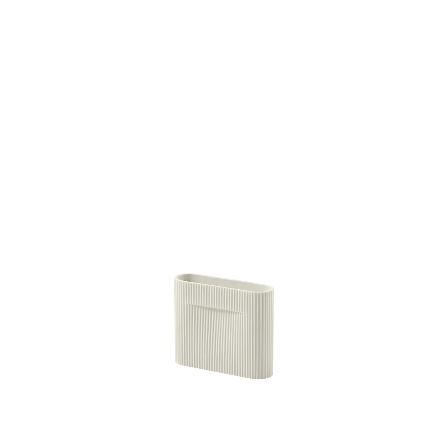 Off-white Ridge Jar 16.5cm