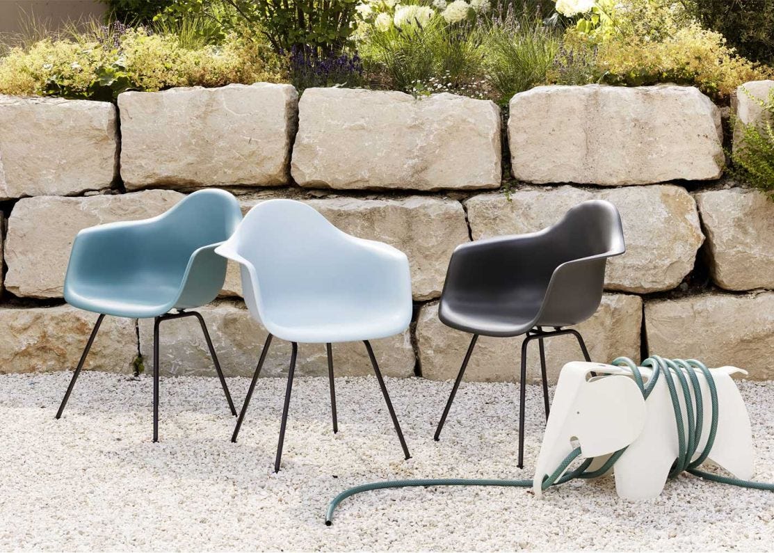 Eames Plastic Armchair RE DAX