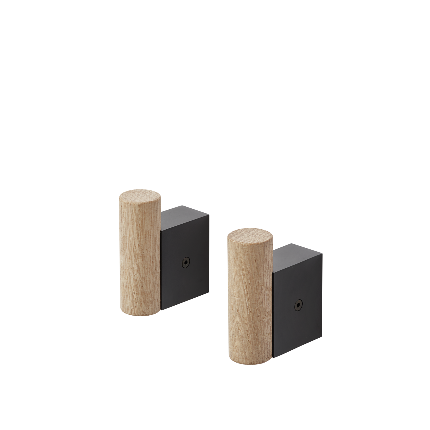Cabide Attach Coat Hook Black - Black