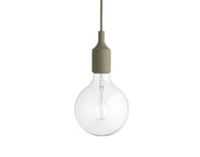 Candeeiro de Suspensão E27 com Canopy Olive
