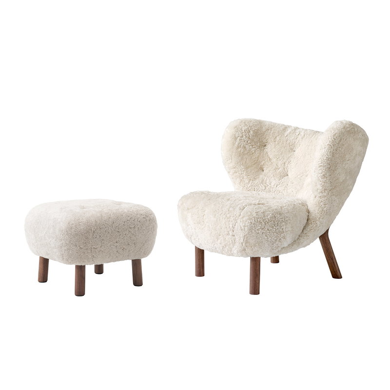 Little Petra Lounge Chair and Pouf
