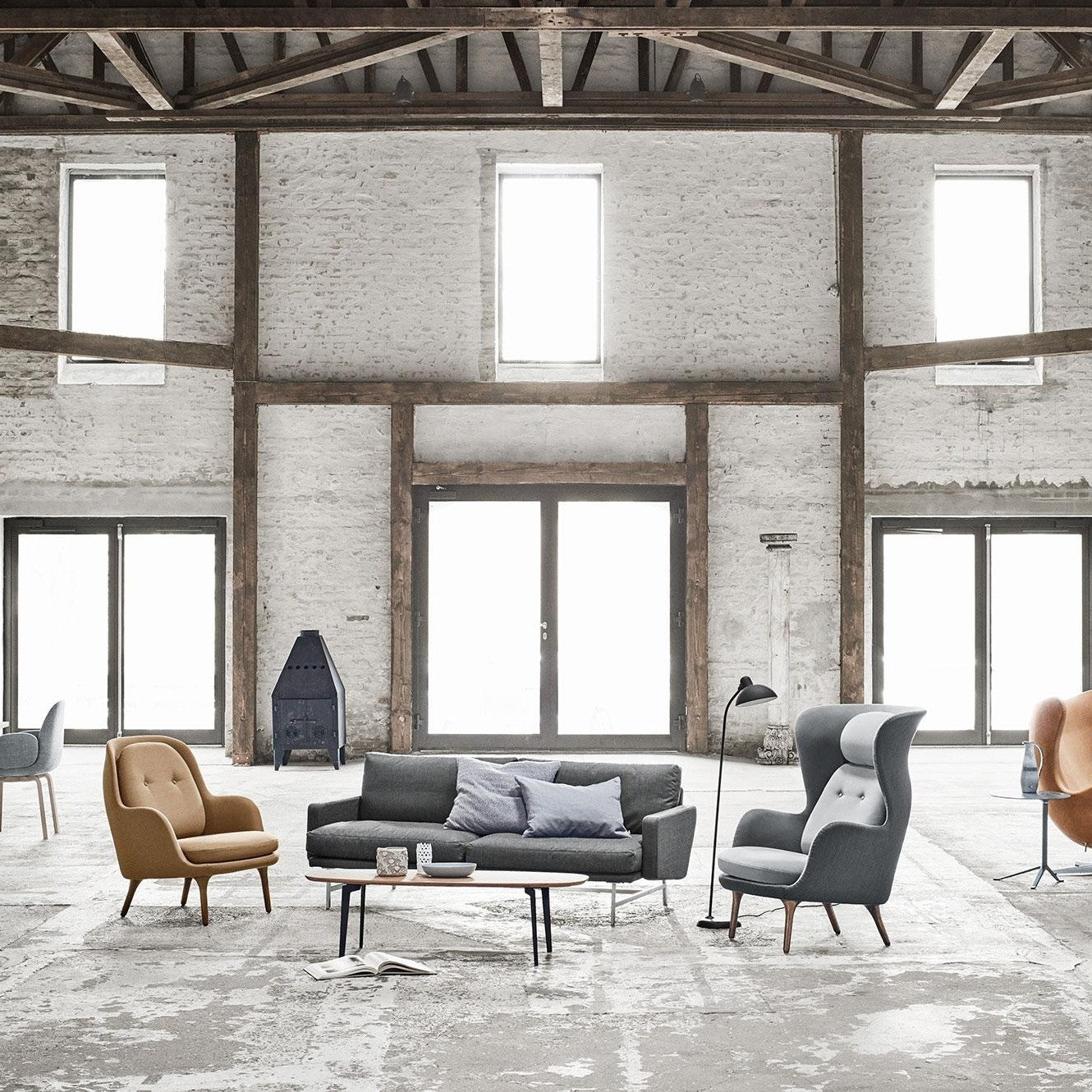 Fritz Hansen Design Mobiliário, Iluminação e Acessórios - colecção completa na Paris:Sete. Decoração e Design de Interiores