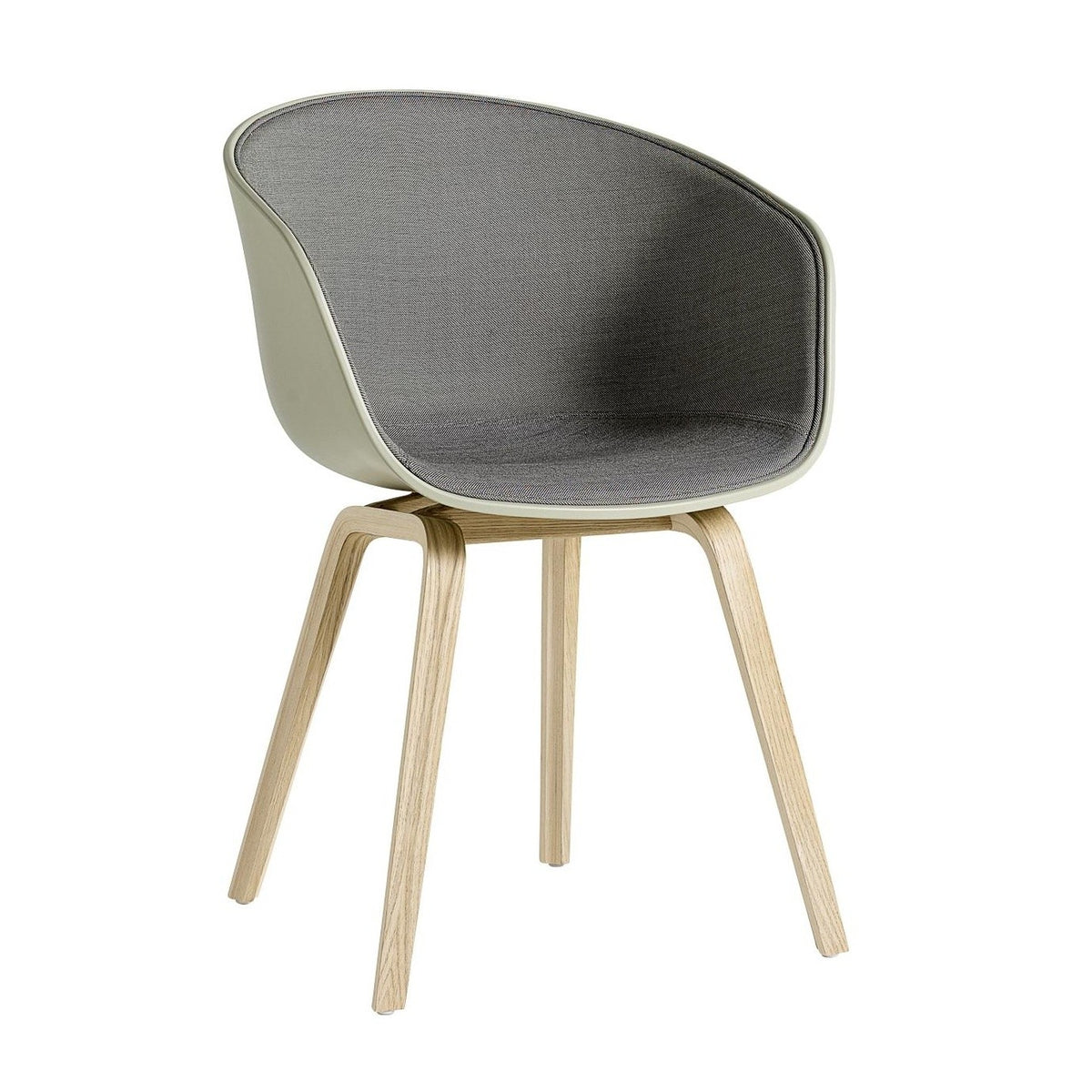 About a Chair AAC 22 Armchair Upholstered Soaped Oak