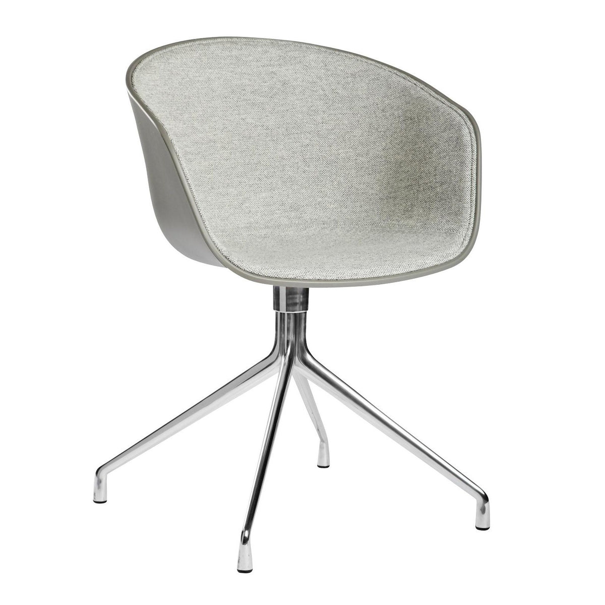 About a Chair 20 Swivel Chair Upholstered Polished Base