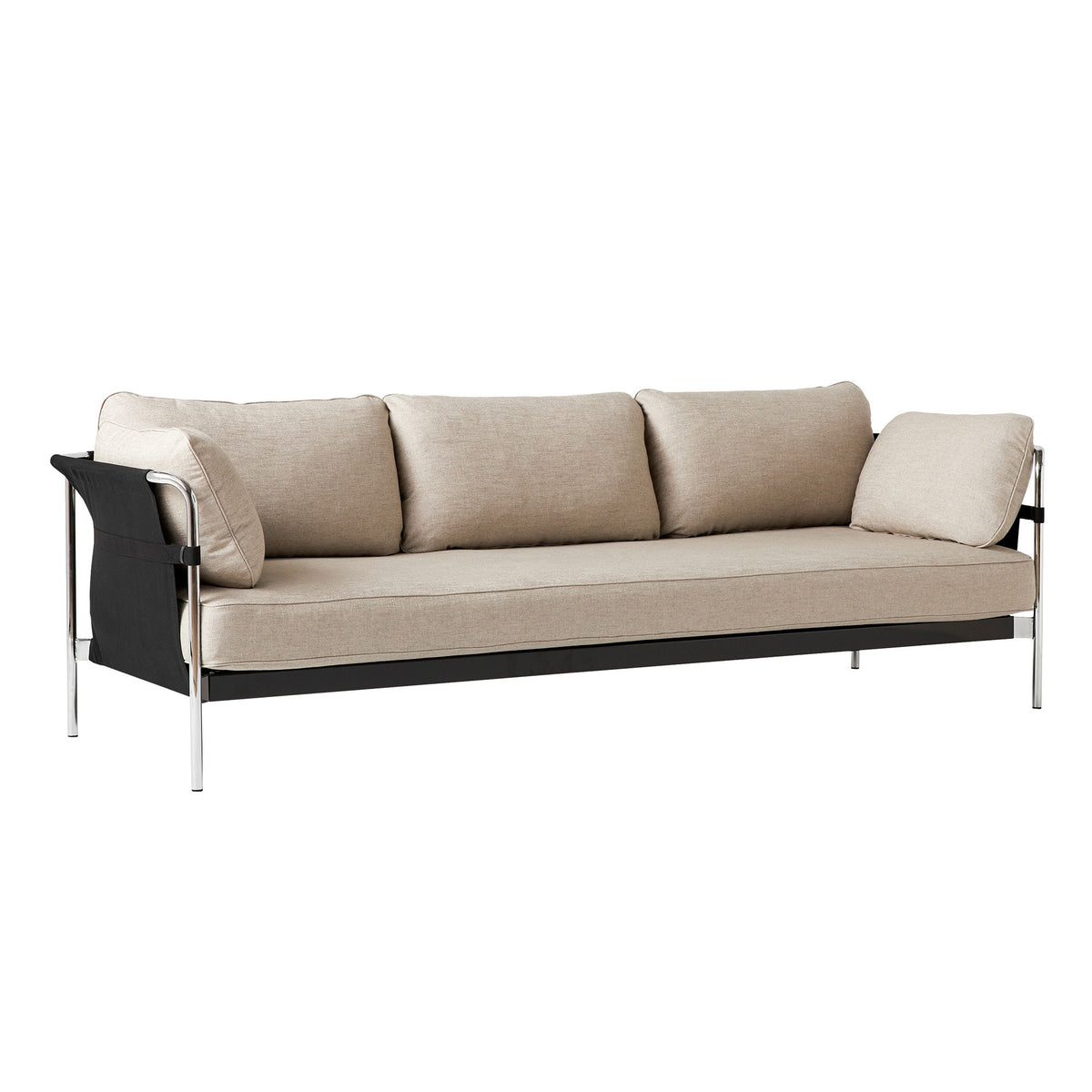 Can 2.0 3-Seater Sofa Frame Steel Chromed