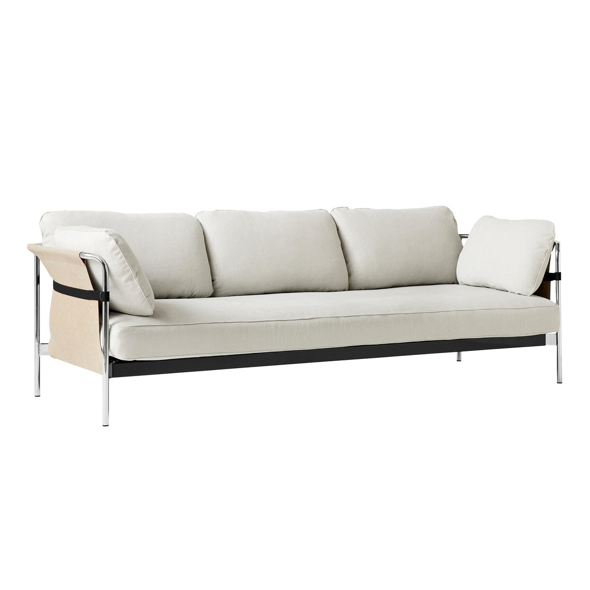 Can 2.0 3-Seater Sofa Frame Steel Chromed