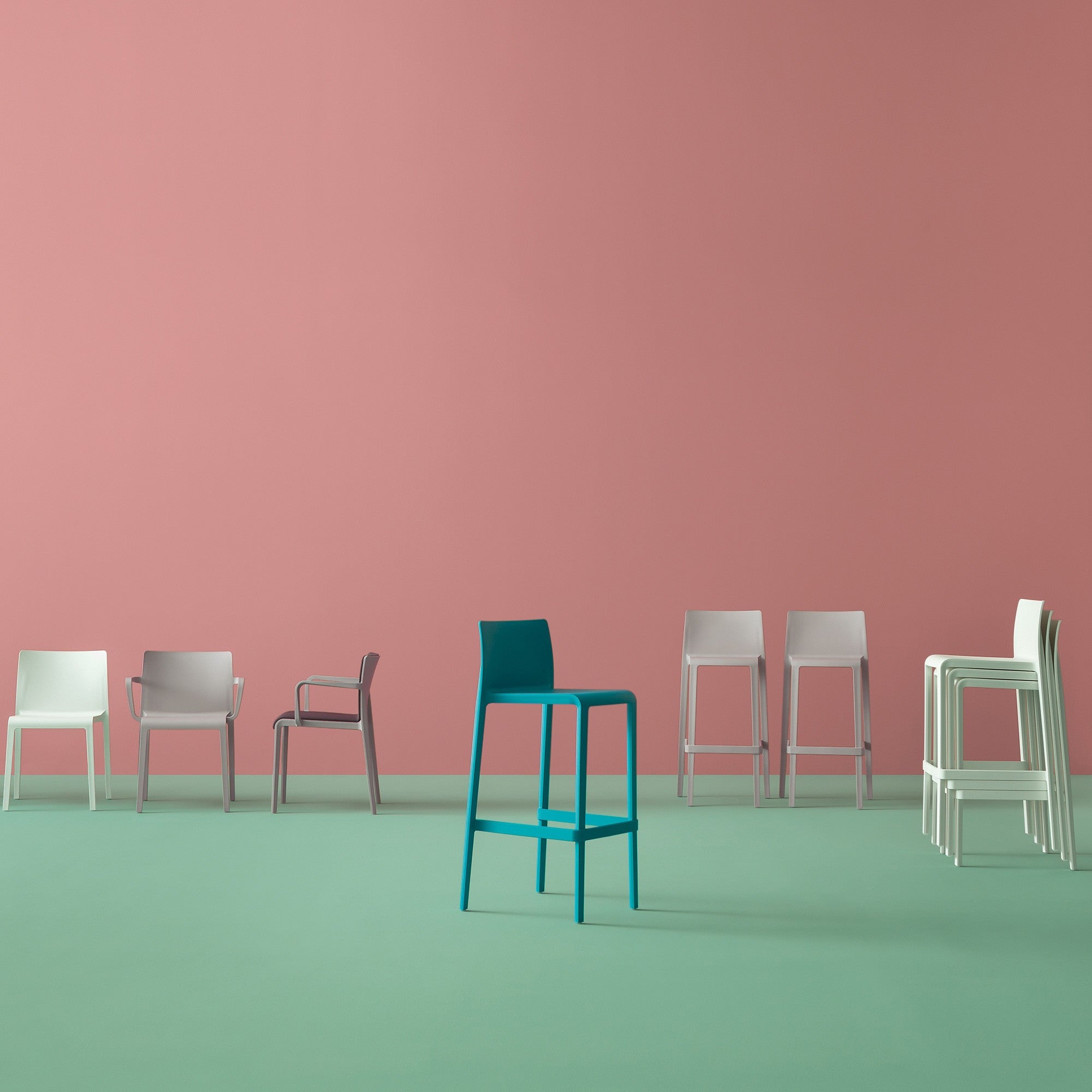 Pedrali Design Mobiliário, Iluminação e Acessórios - colecção completa na Paris:Sete. Decoração e Design de Interiores