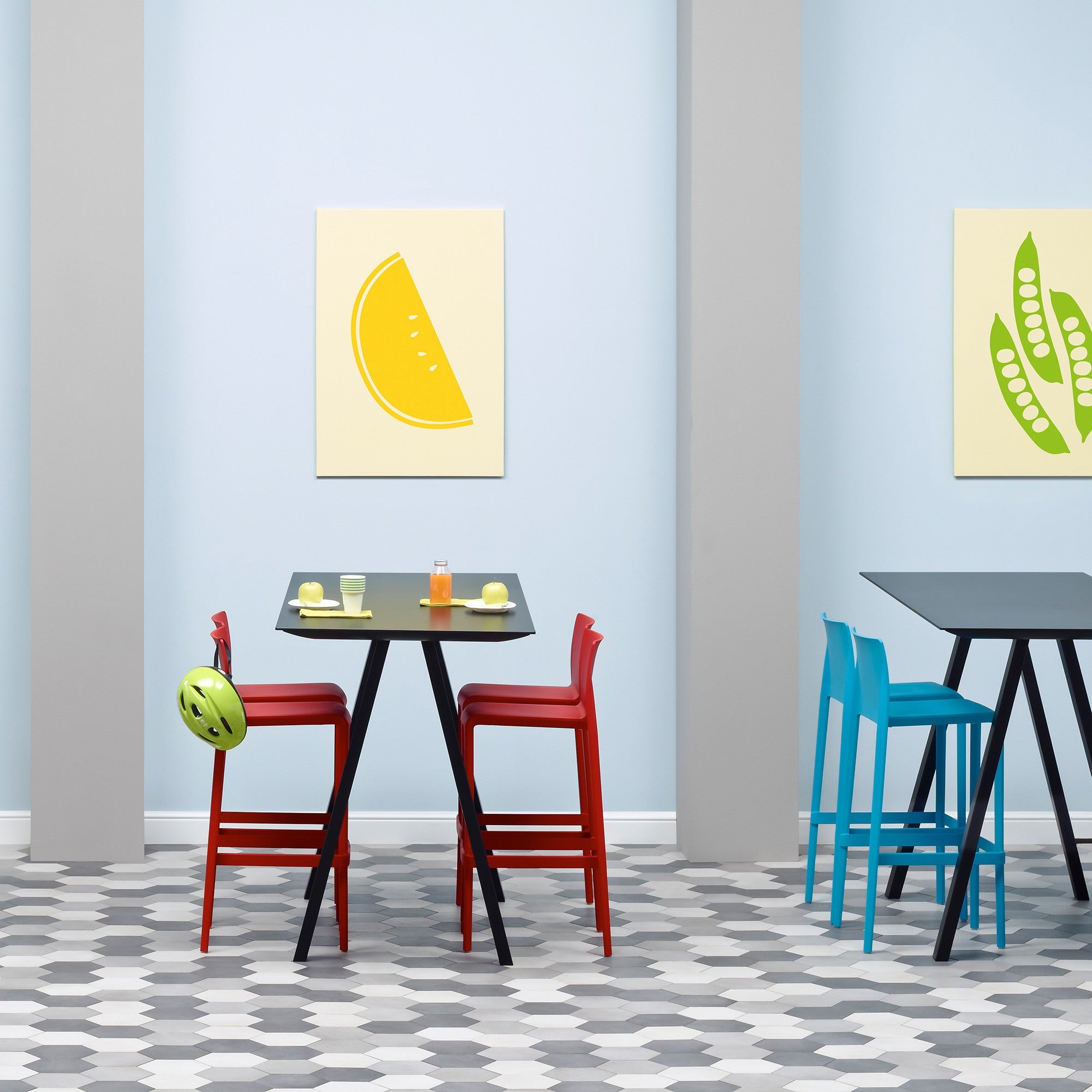 Pedrali Design Mobiliário, Iluminação e Acessórios - colecção completa na Paris:Sete. Decoração e Design de Interiores
