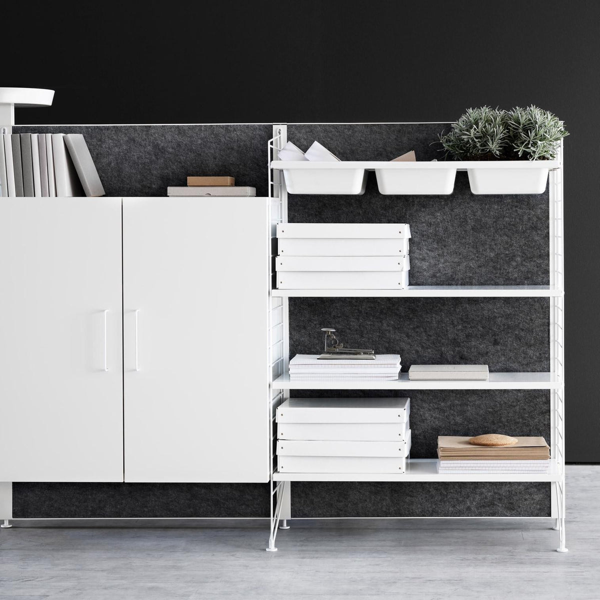String Works Filing Cabinet String | Sistemas de Prateleiras Paris:Sete