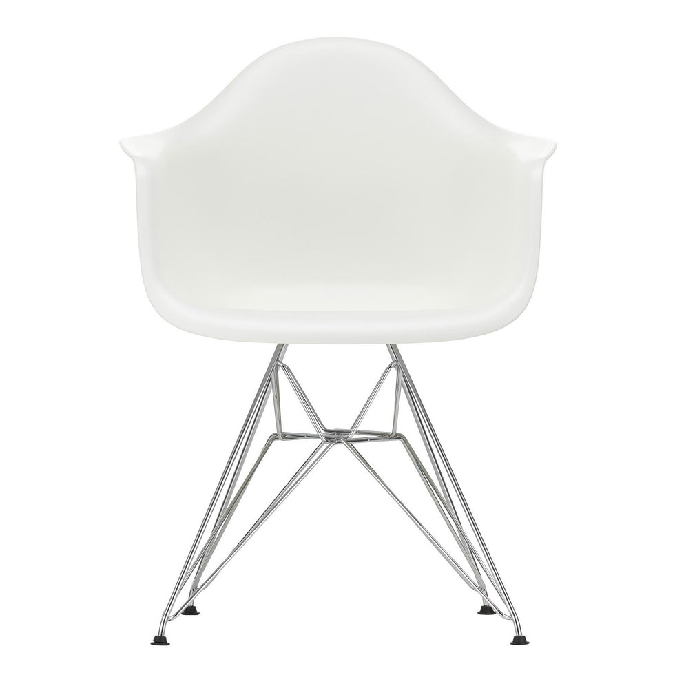 Cadeira de Braços em Plástico Eames DAR / Base Cromada