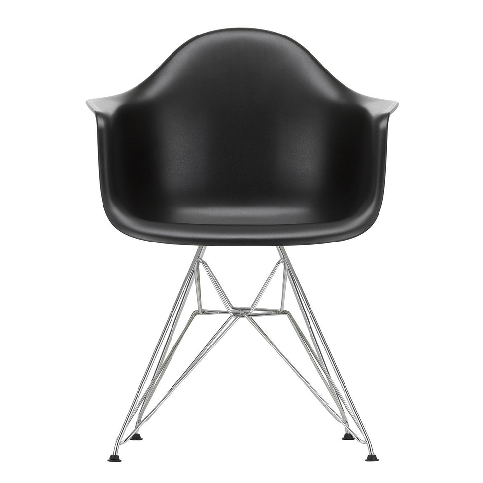 Cadeira de Braços em Plástico Eames DAR / Base Cromada