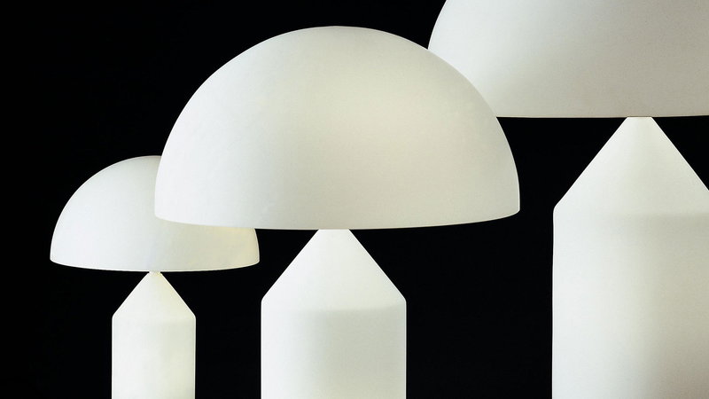 Atollo 236 table lamp, white
